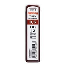 Wkład do ołówka (grafit) Rotring HB 0,5mm (S0312650) Rotring