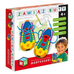 Zabawka kreatywna Multigra MONTESSORI -ZABAWKA EDUKACYJNA ZAWIĄŻ BUTY Multigra