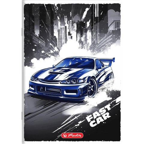 Zeszyt Fast Car A5 16k. 70g krata Herlitz (400196833) Herlitz