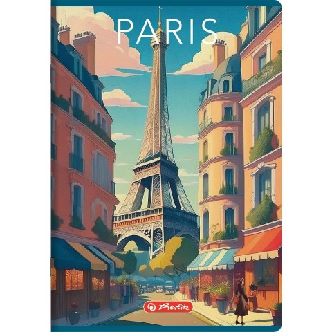 Zeszyt Retro City A5 60k. 70g linia Herlitz (400196846) Herlitz