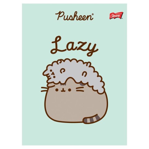 Zeszyt Pusheen A5 32k. 70g linia podwójna kolorowa Unipap Unipap
