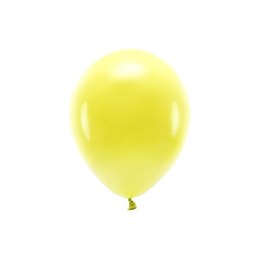 Balon gumowy Pastel Eco Balloons żółty 260mm Partydeco (ECO26P-084) Partydeco