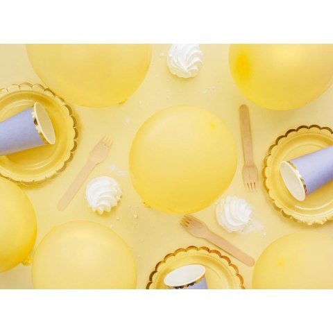 Balon gumowy Pastel Eco Balloons żółty 260mm Partydeco (ECO26P-084) Partydeco