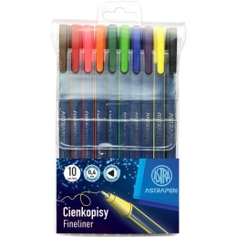 Cienkopis Astrapen trójkątne mix 0,4mm 10kol. (202023002) Astrapen