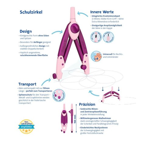 Cyrkiel Griffix Sweet Berry 1 el. Pelikan (300001200) Pelikan