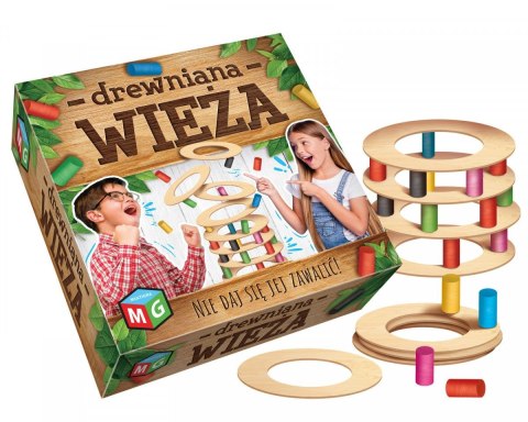 Gra zręcznościowa DREWNIANA WIEŻA Multigra Multigra