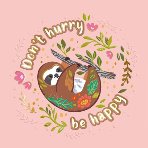 Kartka składana kw KW Leniwiec na gałęzi Henry (5905701485154) Henry