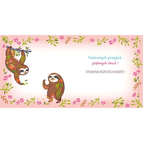 Kartka składana kw KW Leniwiec na gałęzi Henry (5905701485154) Henry