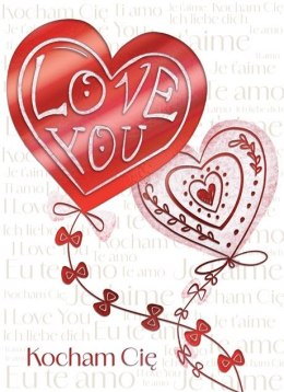 Kartka składana B6 Karnet B6 Walentynki LATAWCE Henry (5905701487554) Henry