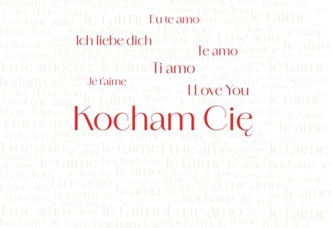 Kartka składana B6 Karnet B6 Walentynki LATAWCE Henry (5905701487554) Henry