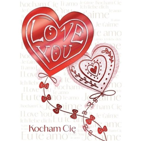 Kartka składana B6 Karnet B6 Walentynki LATAWCE Henry (5905701487554) Henry