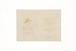 Kartka składana Laurka C6 komunia C6 [mm:] 114x162 Pol-mak Pol-mak