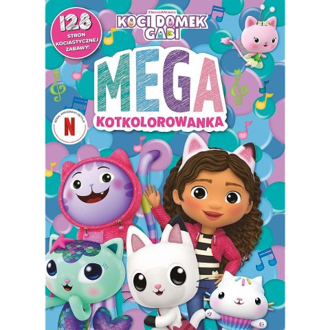 Kolorowanka Gabby Koci Domek Gabi. Mega KOTkolorowanka Trefl (Ks79790) Trefl