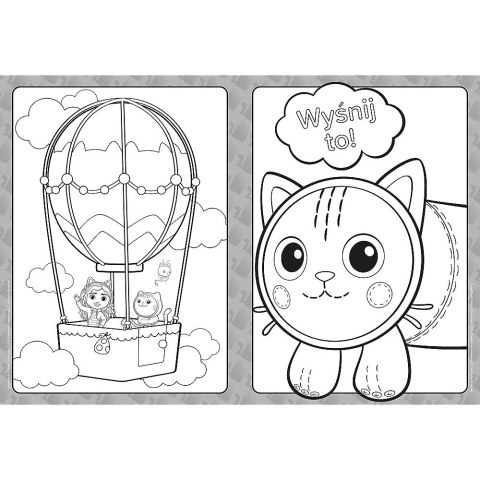 Kolorowanka Gabby Koci Domek Gabi. Mega KOTkolorowanka Trefl (Ks79790) Trefl