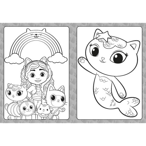 Kolorowanka Gabby Koci Domek Gabi. Mega KOTkolorowanka Trefl (Ks79790) Trefl