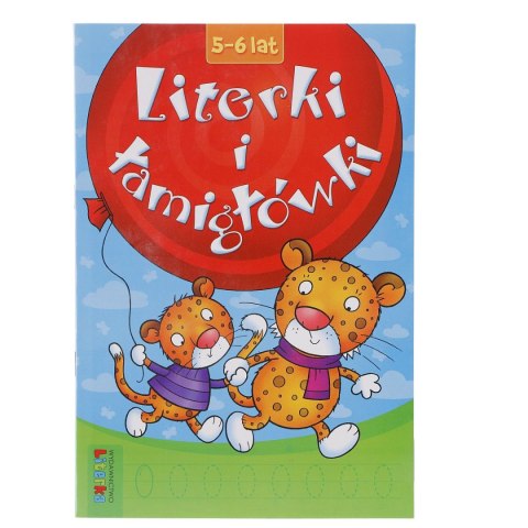 Książeczka edukacyjna Literki i łamigłówki 5-6 lat Literka Literka