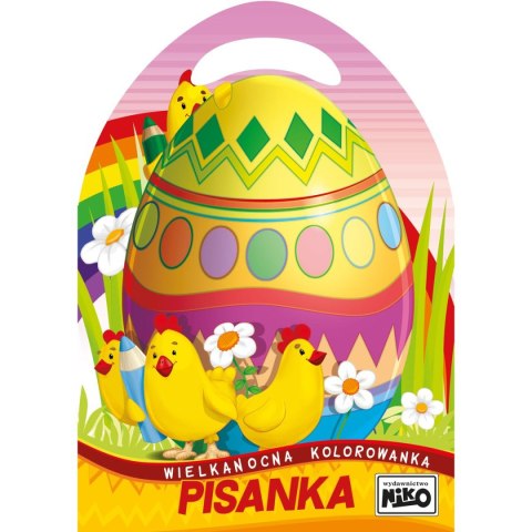 Książeczka edukacyjna Wielkanocna kolorowanka. Pisanka Niko Niko