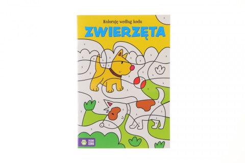 Książeczka edukacyjna Koloruję wedłu kodu. Zielona Sowa (Zwierzęta.) Zielona Sowa