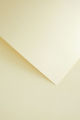 Papier ozdobny (wizytówkowy) len A4 kremowy 220g Galeria Papieru (201832) Galeria Papieru