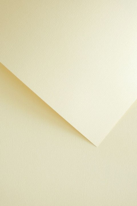 Papier ozdobny (wizytówkowy) len A4 kremowy 220g Galeria Papieru (201832) Galeria Papieru
