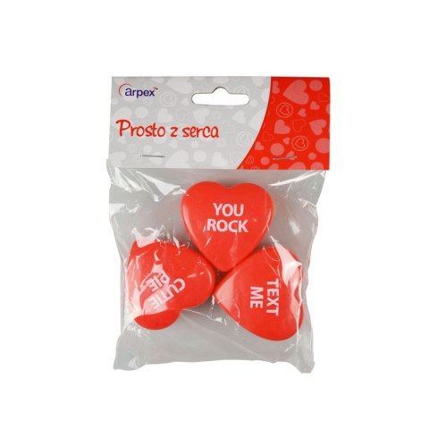 Pudełko na prezent serduszka niespodzianki 3 szt. Arpex (wa6355) Arpex
