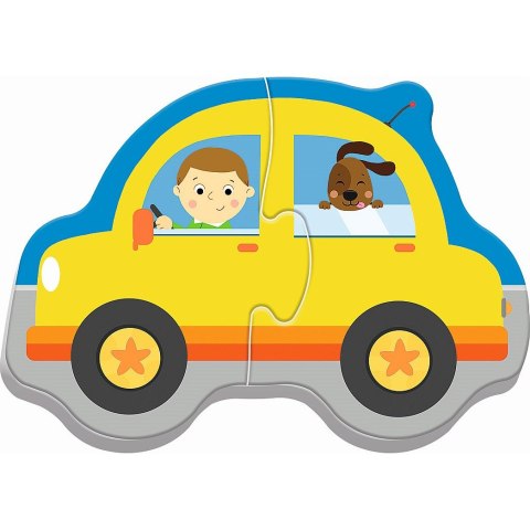 Puzzle puzzle baby classic pojazdy 2 el. Trefl (36075) Trefl