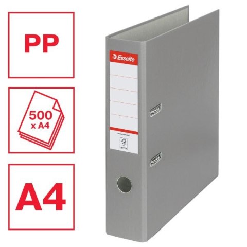 Segregator dźwigniowy Ekonomiczny A4 75mm szary Esselte (11272) Esselte