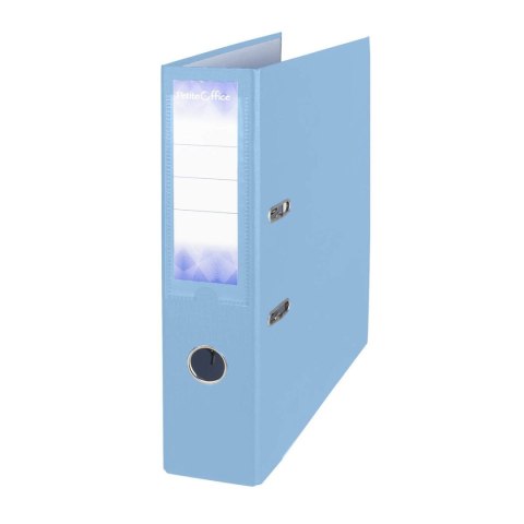 Segregator dźwigniowy A4/75 pastelowy niebieski 5905658854607 PETITTE OFFICE A4 75mm niebieski Strigo (PO54607) Strigo