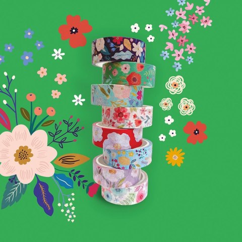 Taśma ozdobna taśma samoprzylepna GARDEN 5M 15x5 [mm x m] mix Interdruk (5902277325884) Interdruk