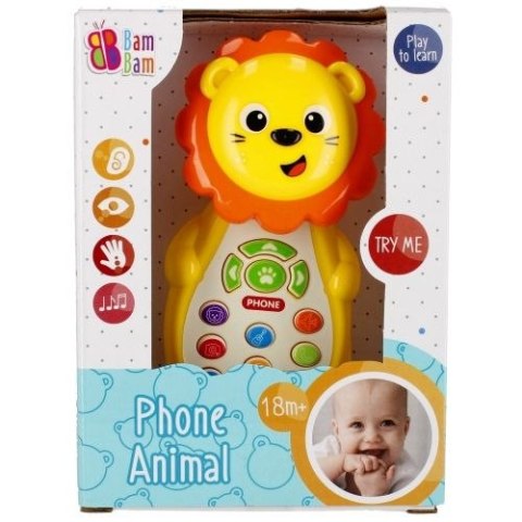 Telefon zabawkowy muzyczny Lew Bam Bam (502449) Bam Bam