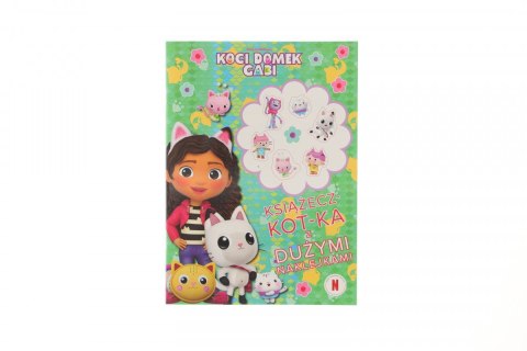 Wydrapywanka Koci Domek Gab Książecz-kot-ka z dużymi naklejkami Trefl (Ks97641) Trefl