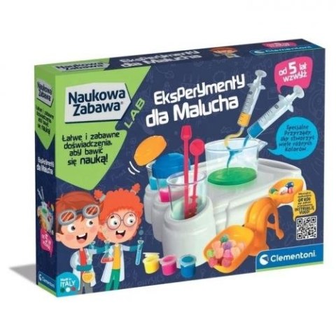 Zestaw kreatywny dla dzieci Eksperymenty malucha 5+ Clementoni (50895) Clementoni