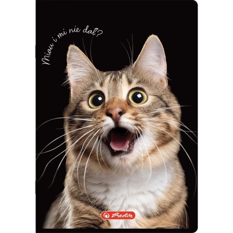 Zeszyt Crazy Animal A5 60k. 70g krata Herlitz (400196837) Herlitz