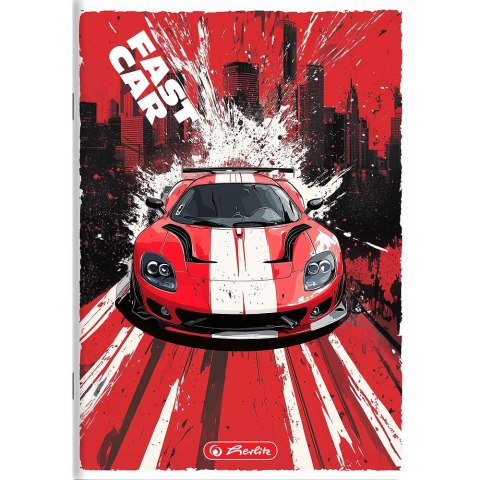 Zeszyt Fast Car A5 32k. 70g krata Herlitz (400196836) Herlitz