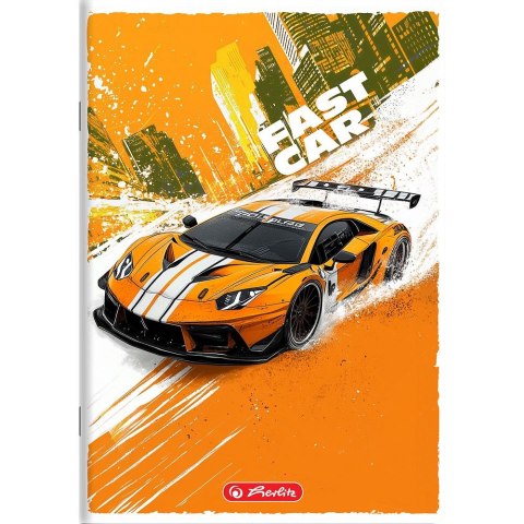 Zeszyt Fast Car A5 32k. 70g krata Herlitz (400196836) Herlitz