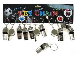Brelok Adar gwizdek metal karta 12szt (571389) Adar