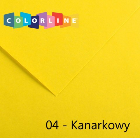 Brystol Colorline 04 kanarkowy 150g 10k [mm:] 500x650 Canson (200041380) Canson