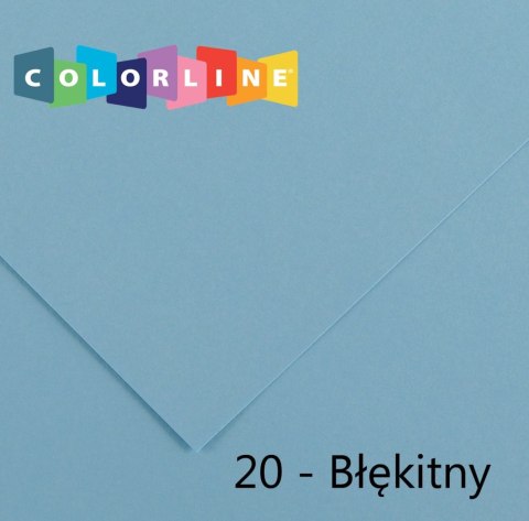 Brystol Colorline 20 błękitny 150g 10k [mm:] 500x650 Canson (200041396) Canson