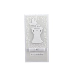 Kartka składana chrzest ręcznie zdobiona DL Deco Styl Deco Styl
