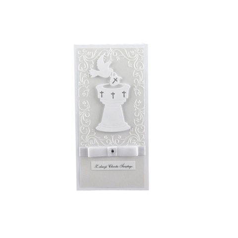 Kartka składana chrzest ręcznie zdobiona DL Deco Styl Deco Styl