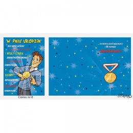 Kartka składana Ev-corp Comic Urodzinowy dla chłopaka B6 (STKC-008) Ev-corp
