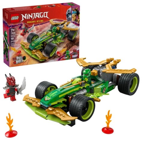 Klocki konstrukcyjne Ninjago Samochód wyścigowy Lloyda z napędem typu pull-back Lego (71828) Lego