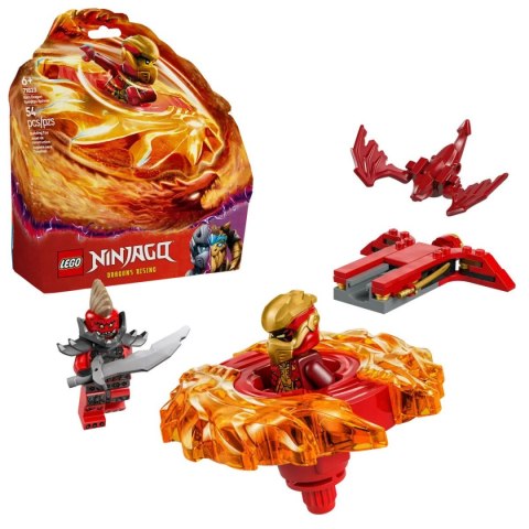 Klocki konstrukcyjne Ninjago Smoczy spinner Spinjitzu Kaia Lego (71823) Lego