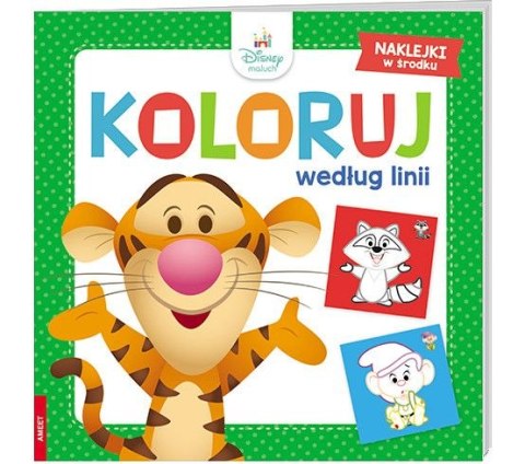 Książka dla dzieci Disney Maluch. Koloruj Według Linii Ameet (COLN 9202) Ameet