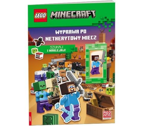 Książka dla dzieci LEGO® Minecraft®. Wyprawa po netherytowy miecz Ameet (MSF 5201) Ameet