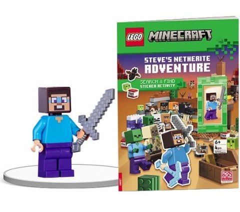 Książka dla dzieci LEGO® Minecraft®. Wyprawa po netherytowy miecz Ameet (MSF 5201) Ameet