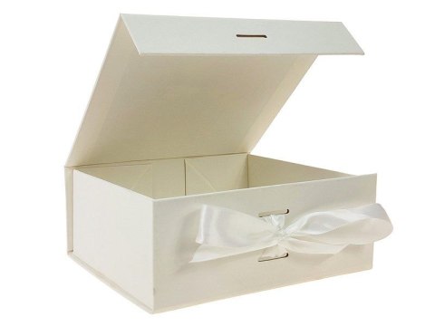 Pudełko na prezent do samodzielnego składania, białe [mm:] 200x180x 80 Adar (617209) Adar