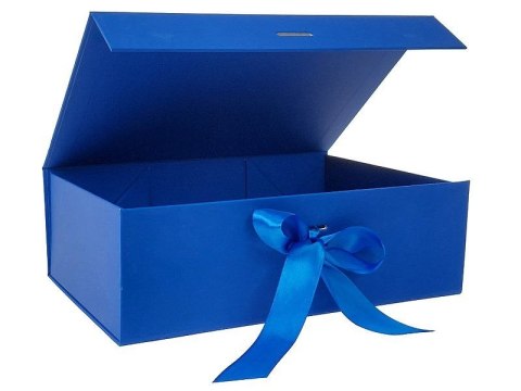 Pudełko na prezent do samodzielnego składania, granatowe [mm:] 280x200x 90 Adar (617803) Adar