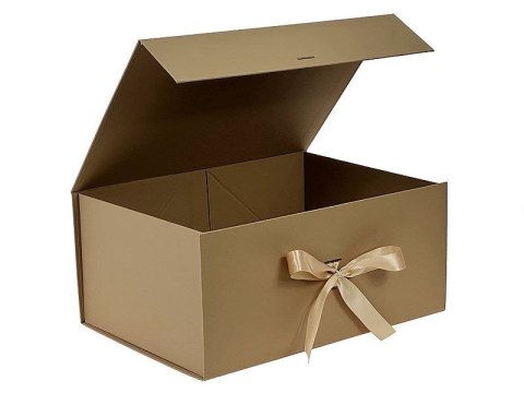 Pudełko na prezent do samodzielnego składania, j. brąz [mm:] 390x280x 175 Adar (617841) Adar