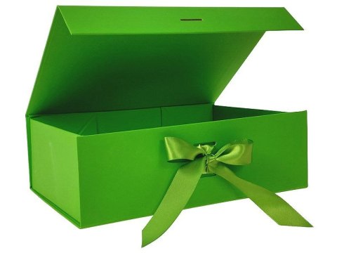 Pudełko na prezent do samodzielnego składania, j. zielone [mm:] 280x200x 90 Adar (617780) Adar